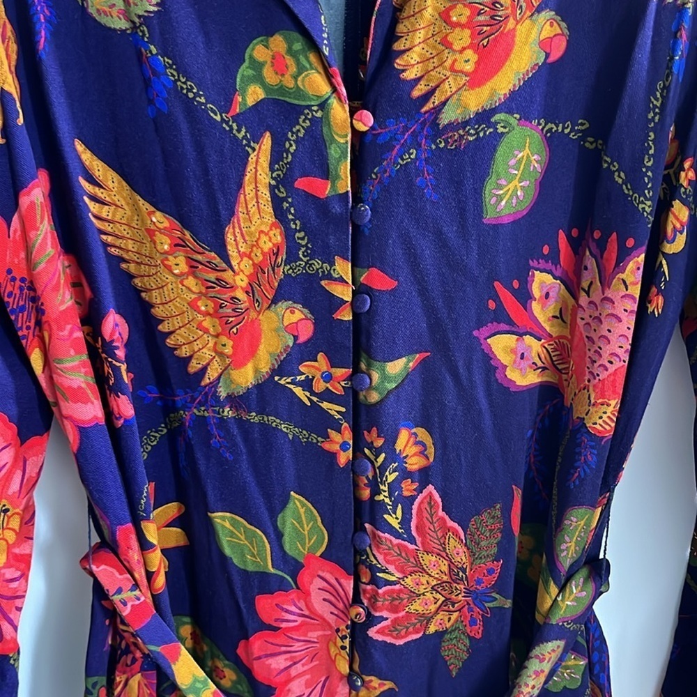 Farm Rio Tie-Waist Jumpsuit Size Medium NWT - Picture 6 of 17